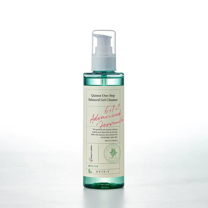 AXIS Y Quinoa One Step Balanced Gel Cleanser غسول البشرة لازالة المكياج والتنظيف اليومي من اكسز واي