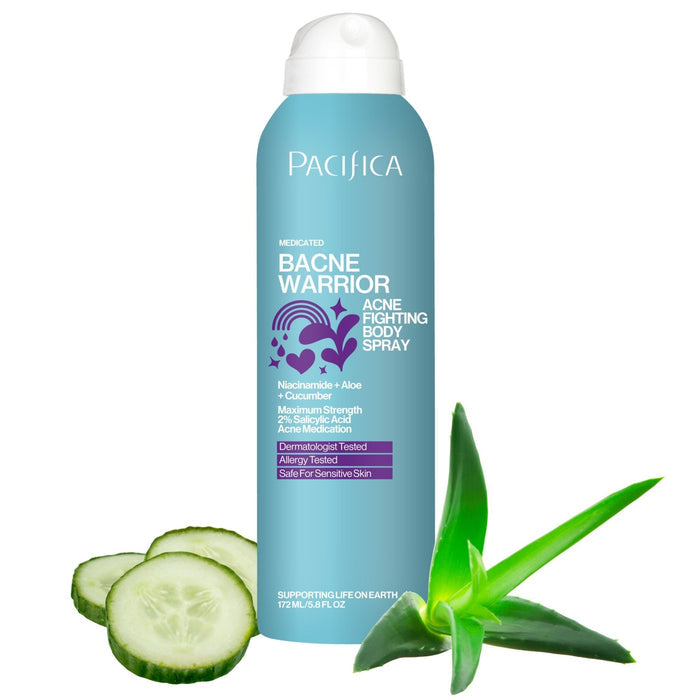 Bacne Warrior Acne Fighting Body Spray - Pacifica