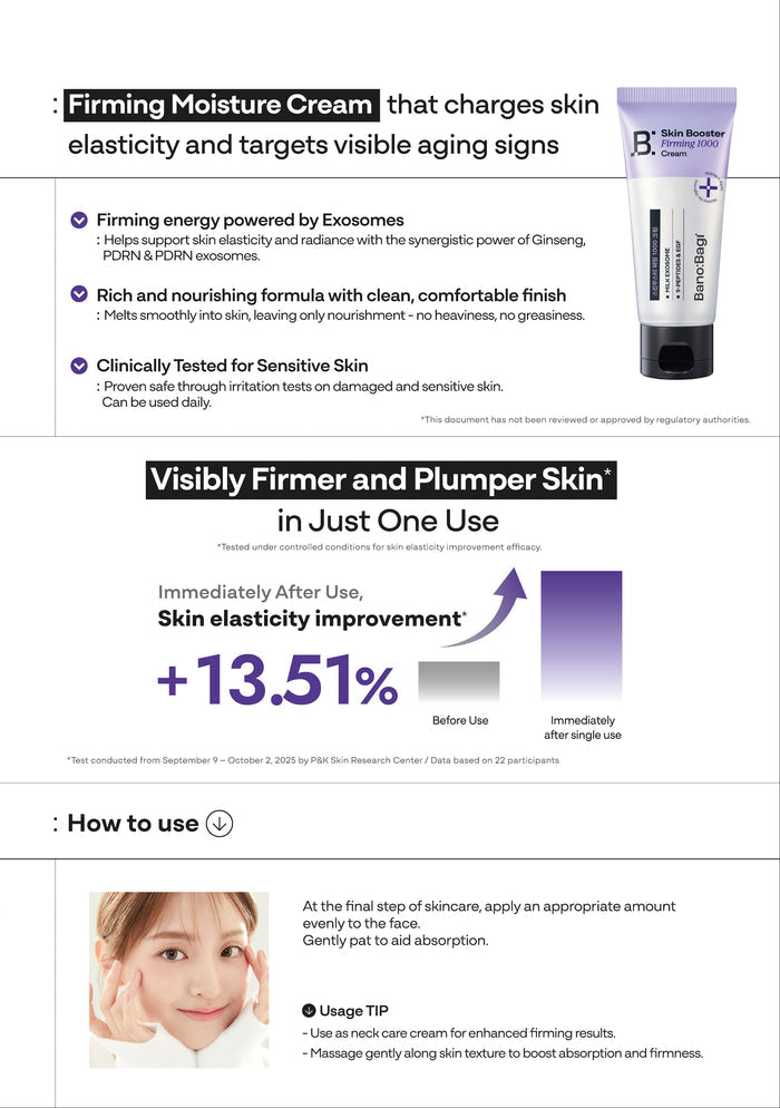 Banobagi PDRN Skin Booster Firming 1000 Cream 50ml | GlamTouch UK