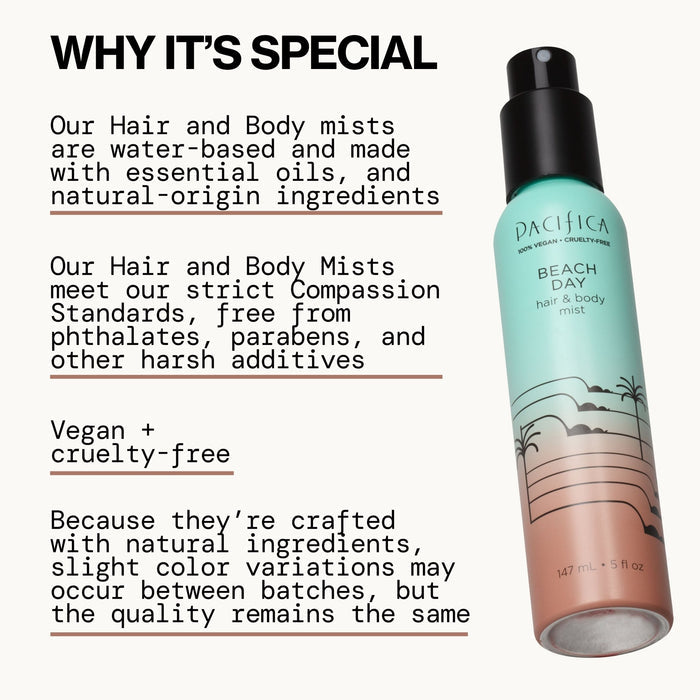 Beach Day Hair & Body Mist - Pacifica