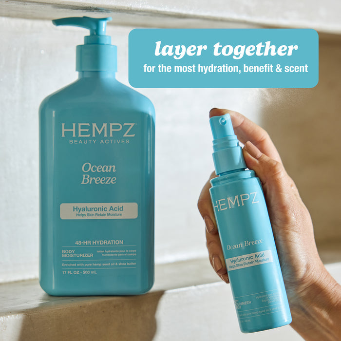 Beauty Actives Ocean Breeze Moisturizing Body Lotion with Hyaluronic Acid