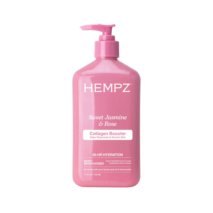 Beauty Actives Sweet Jasmine & Rose Moisturizing Body Lotion with Collagen Booster Hempz