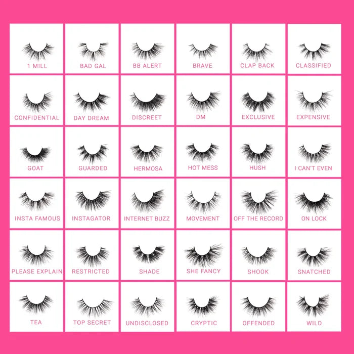 BEAUTY CREATIONS 3d Faux Mink Lashes رموش صناعية