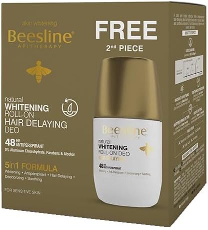 Beesline Whitening Roll-On Deodorant Hair Delaying Promo Pack (1+1)