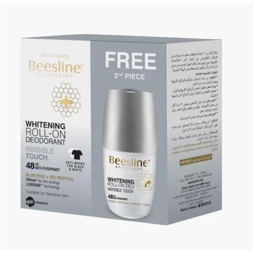 Beesline Whitening Roll-On Deodorant Invisible Touch - Promo Pack (1+1)