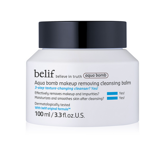 Belif Aqua Bomb Makeup Removing Cleansing Balm 100ml | GlamTouch UK