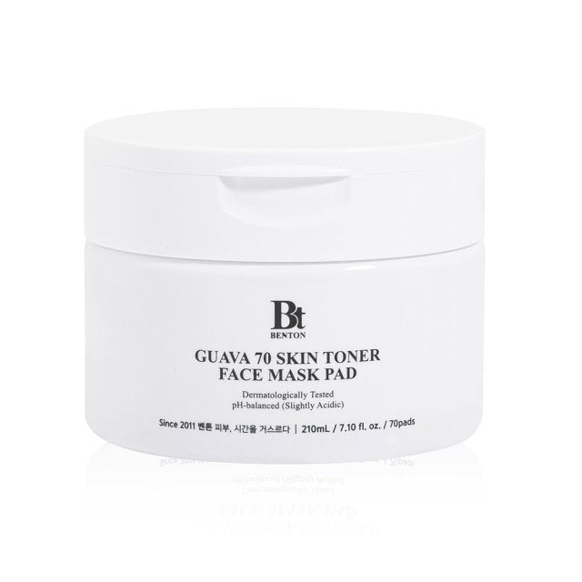benton Guava 70 Skin Toner Face Mask Pad 210ml / 70pcs - Komiko Beauty