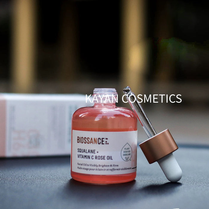 biossance 玫瑰油vc角鯊烷保濕滋潤抗氧化精華油30ml BIOSSANCE Squalane + Vitamin C Rose Oil