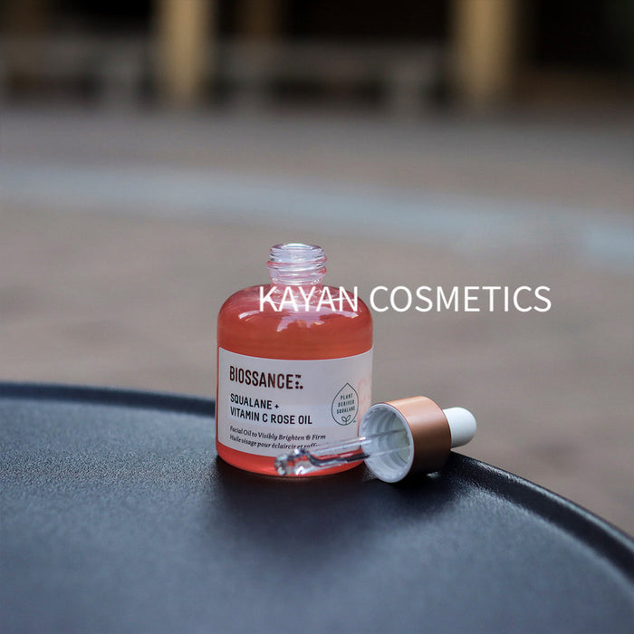 biossance 玫瑰油vc角鯊烷保濕滋潤抗氧化精華油30ml BIOSSANCE Squalane + Vitamin C Rose Oil