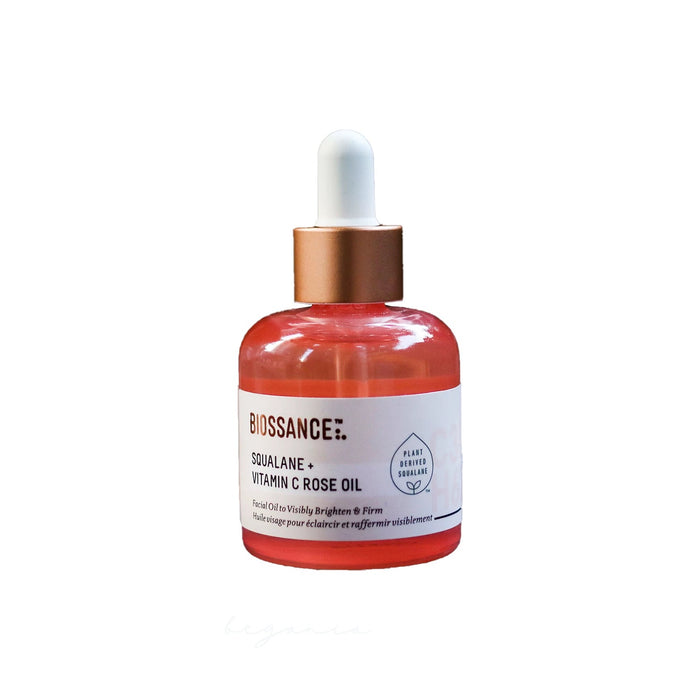 biossance 玫瑰油vc角鯊烷保濕滋潤抗氧化精華油30ml BIOSSANCE Squalane + Vitamin C Rose Oil