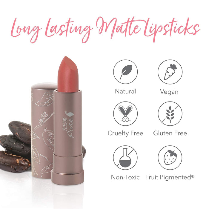 Blood Orange Fruit Pigmented® Cocoa Butter Matte Lipstick