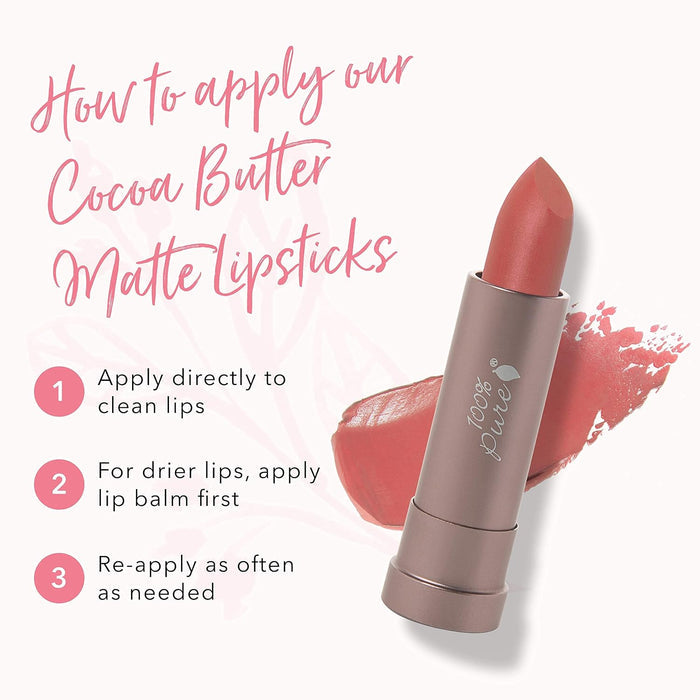 Blood Orange Fruit Pigmented® Cocoa Butter Matte Lipstick