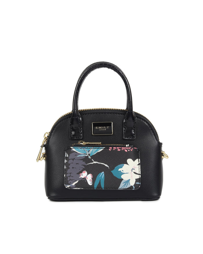 Bloom Mini Bag- Black  MB08
