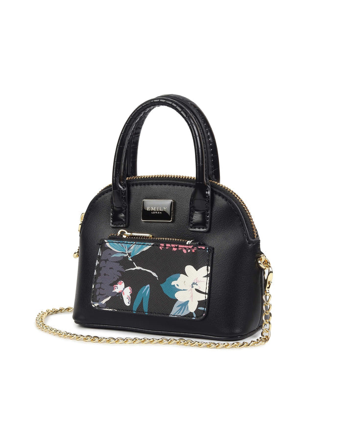 Bloom Mini Bag- Black  MB08