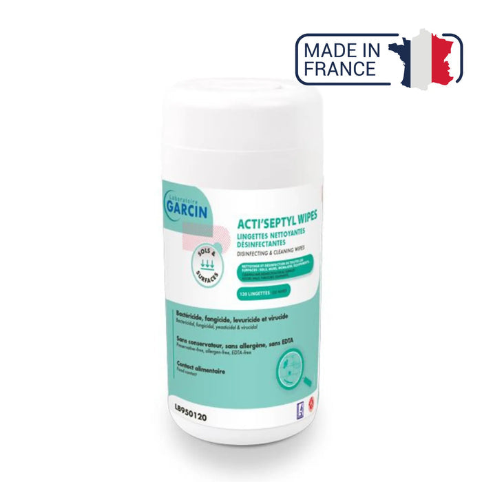 Box of 120 disinfectant wipes - Acti'Septyl, formerly Bactinyl - My Podologie