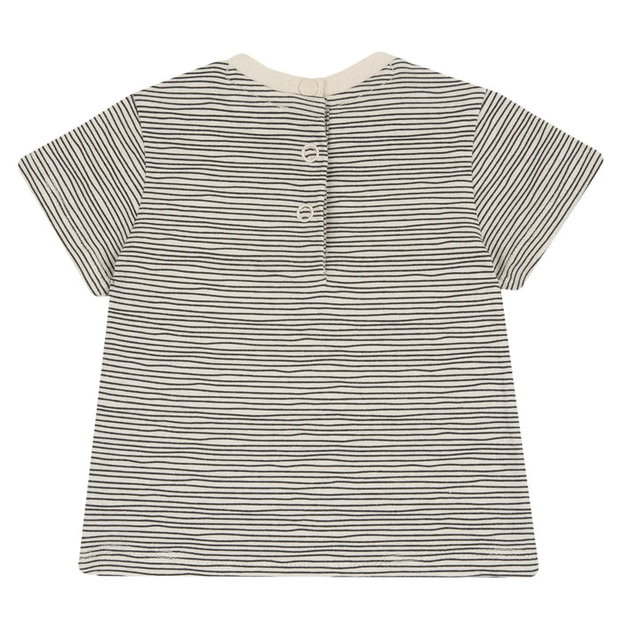 Boys Beige Animal Printed T-shirt