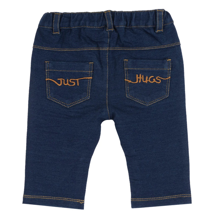 Boys Blue Solid Denim Jeans