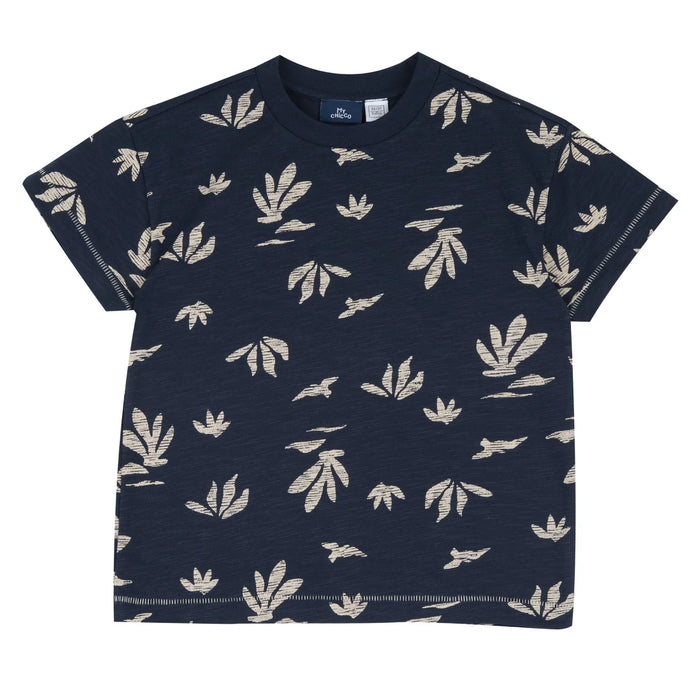 Boys Floral Printed T-shirt