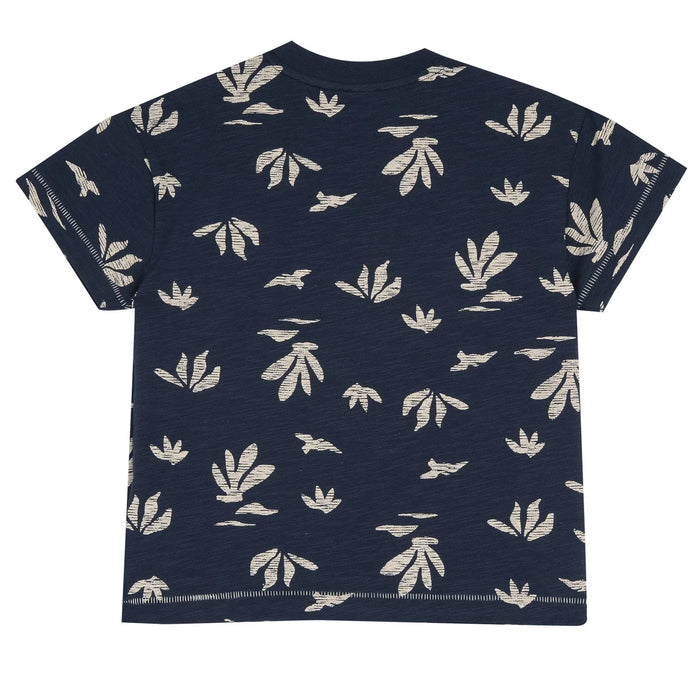 Boys Floral Printed T-shirt