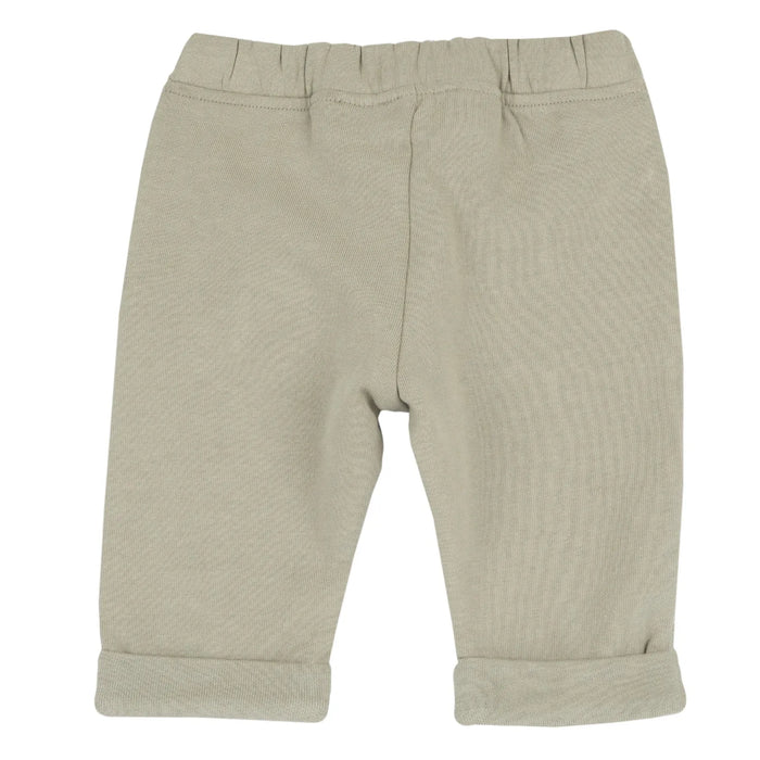 Boys Light Green Self Design Trouser