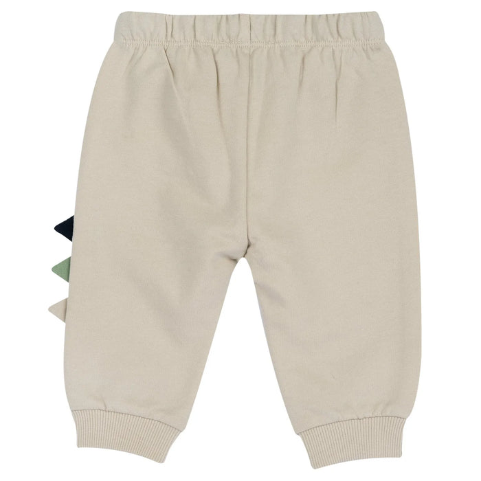 Boys Light Natural Embellished Joggers