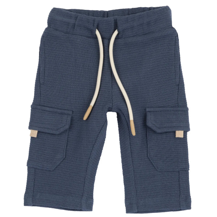 Boys Medium Light Blue Solid Trouser