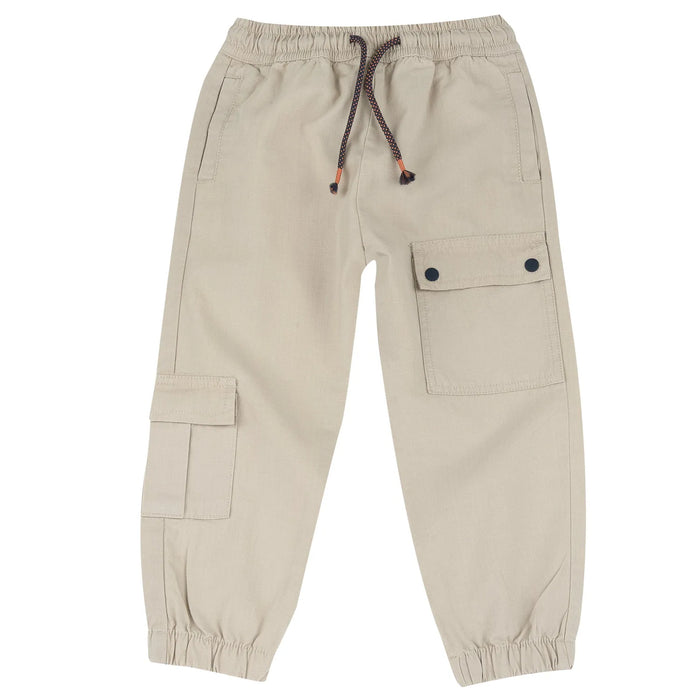 Boys Medium Natural Solid Joggers