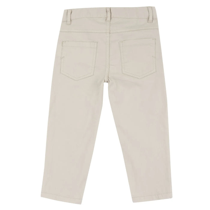 Boys Medium Natural Solid Trouser
