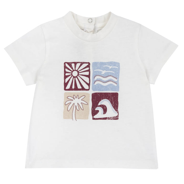 Boys Multicolor Graphic Printed T-shirt