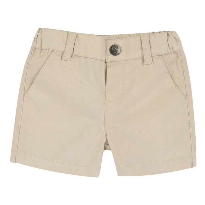 Boys Solid Woven Shorts
