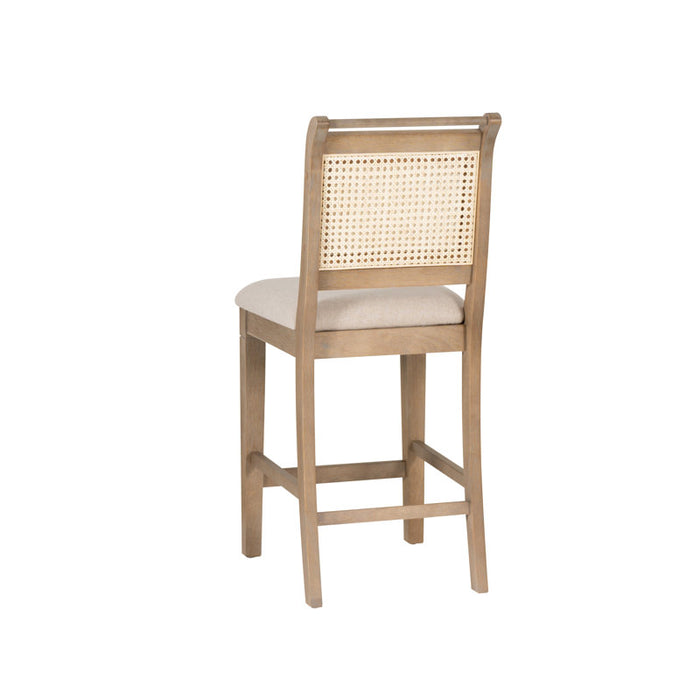 Breider Natural Cane Counter Stool