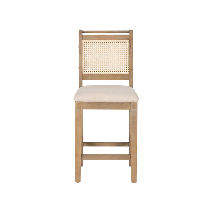 Breider Natural Cane Counter Stool