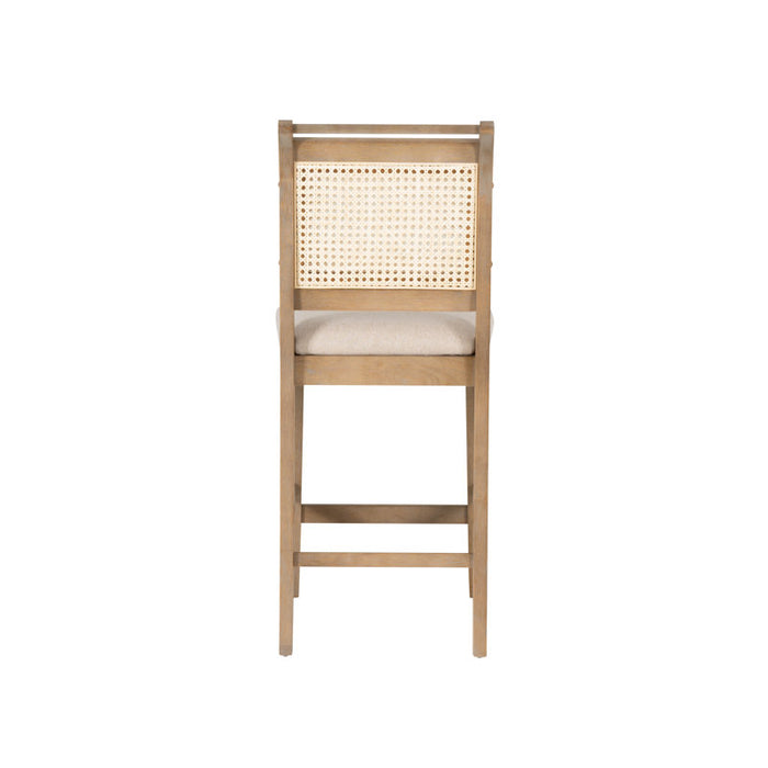 Breider Natural Cane Counter Stool