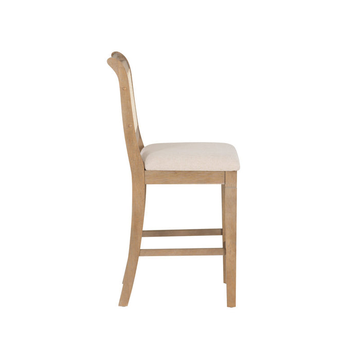 Breider Natural Cane Counter Stool