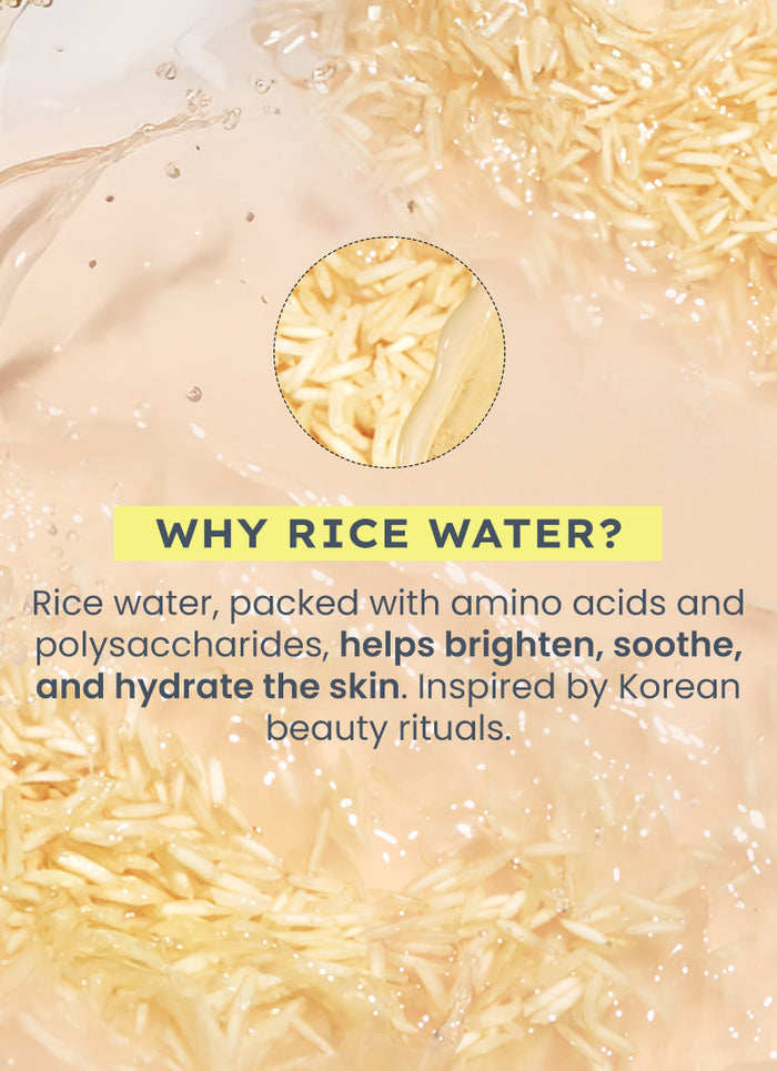 Hyphen Brightening Serum Pads with 44% Rice Water - 50 pads - clinical results chart and benefit claims