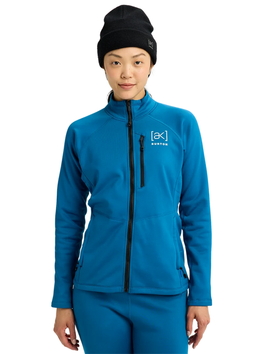 Product image of Women's Burton [ak] Baker Stretch Full-Zip Fleece[Variant: Blue Teal]
