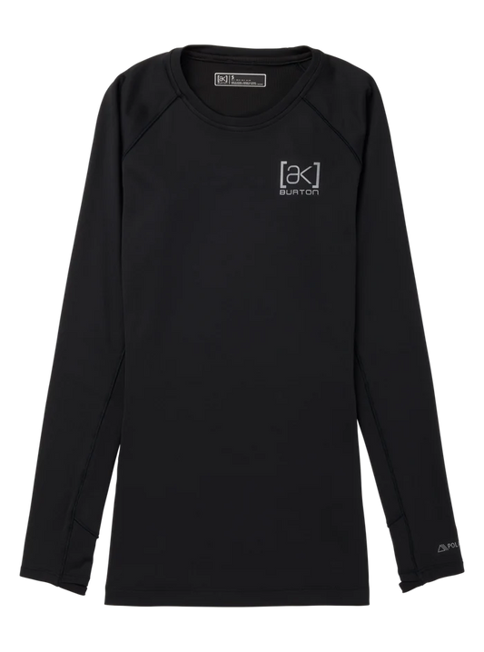 Product image of Women's Burton [ak] Helium Power Grid™ Base Layer Crewneck[Variant:True Black]