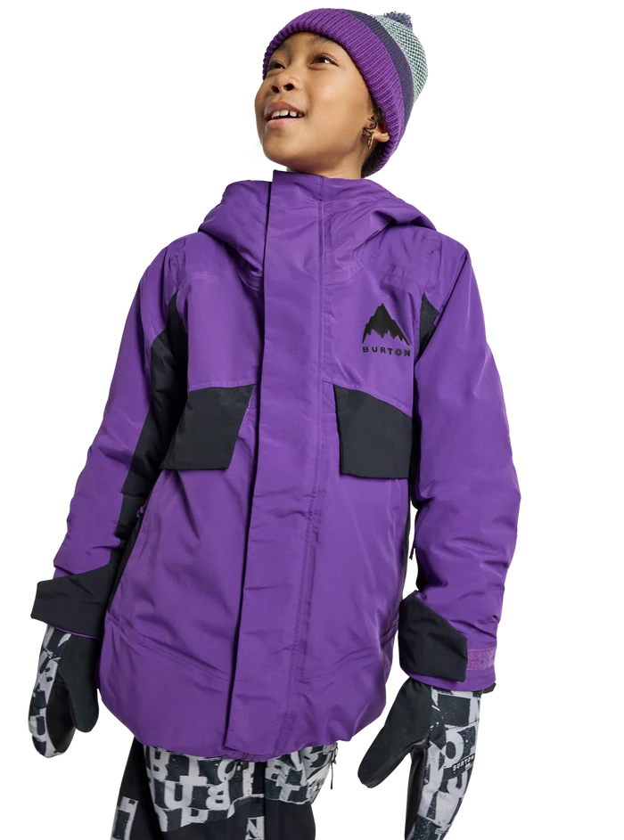 Product image of Kids' Burton Ascutney 2L Jacket[Variant:Imperial Purple / True Black]