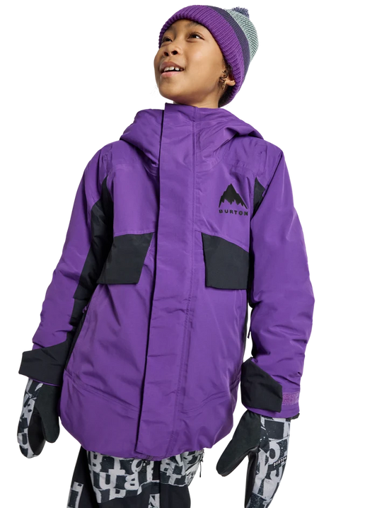 Product image of Kids' Burton Ascutney 2L Jacket[Variant:Imperial Purple / True Black]