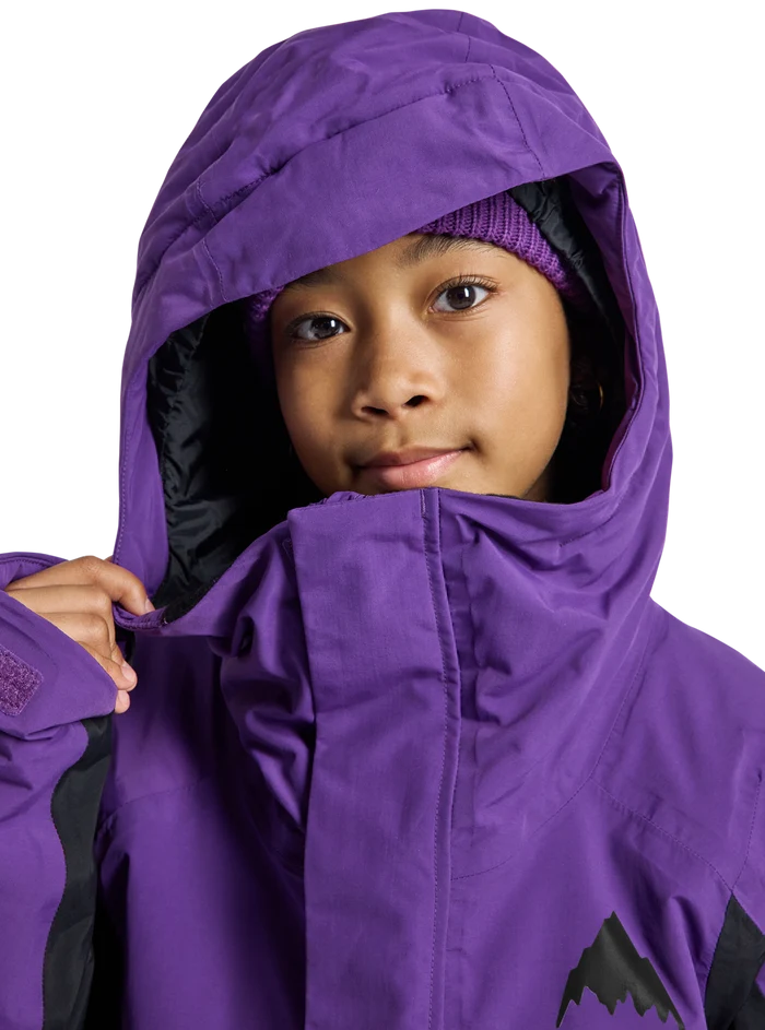 Product image of Kids' Burton Ascutney 2L Jacket[Variant:Imperial Purple / True Black]