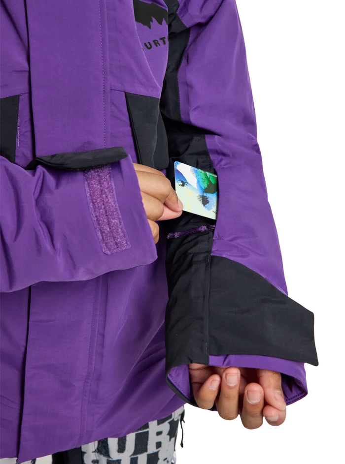 Product image of Kids' Burton Ascutney 2L Jacket[Variant:Imperial Purple / True Black]