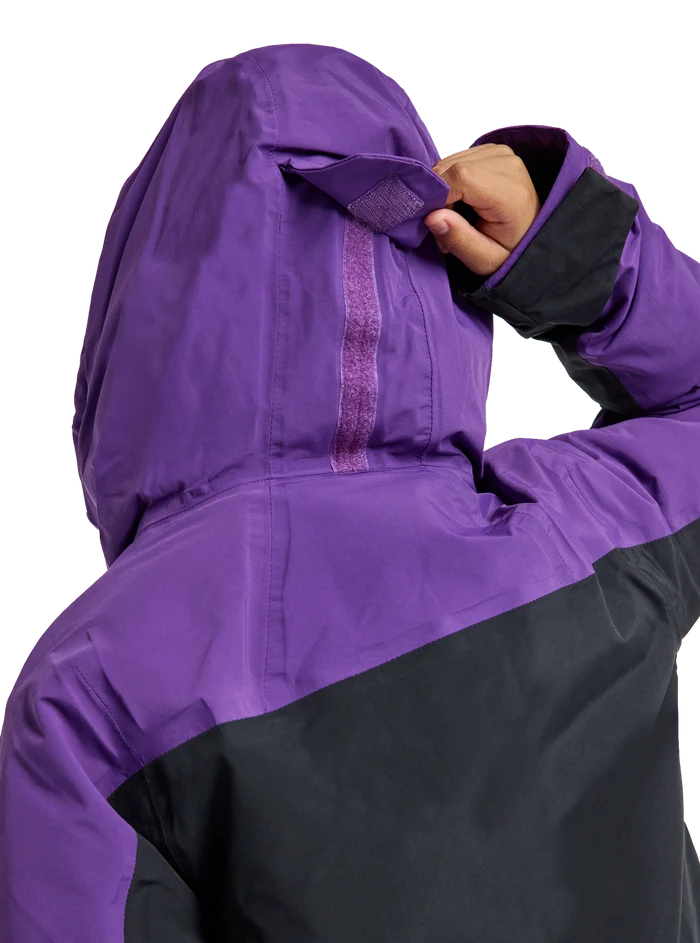 Product image of Kids' Burton Ascutney 2L Jacket[Variant:Imperial Purple / True Black]