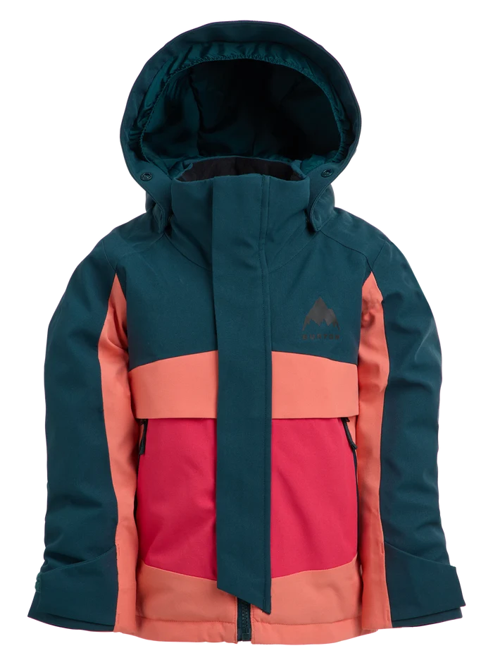 Product image of Toddlers' Burton Ascutney 2L Jacket[Variant:Deep Emerald / Peach Echo / Azalea Pink]