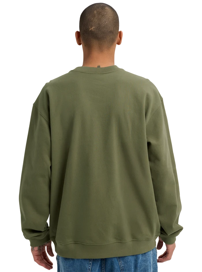 Product image of Burton BRTN Crewneck Sweatshirt[Variant:Forest Moss]