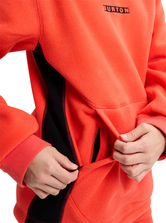 Product image of Burton Cinder Fleece Pullover Hoodie[Variant:Fiesta Red]