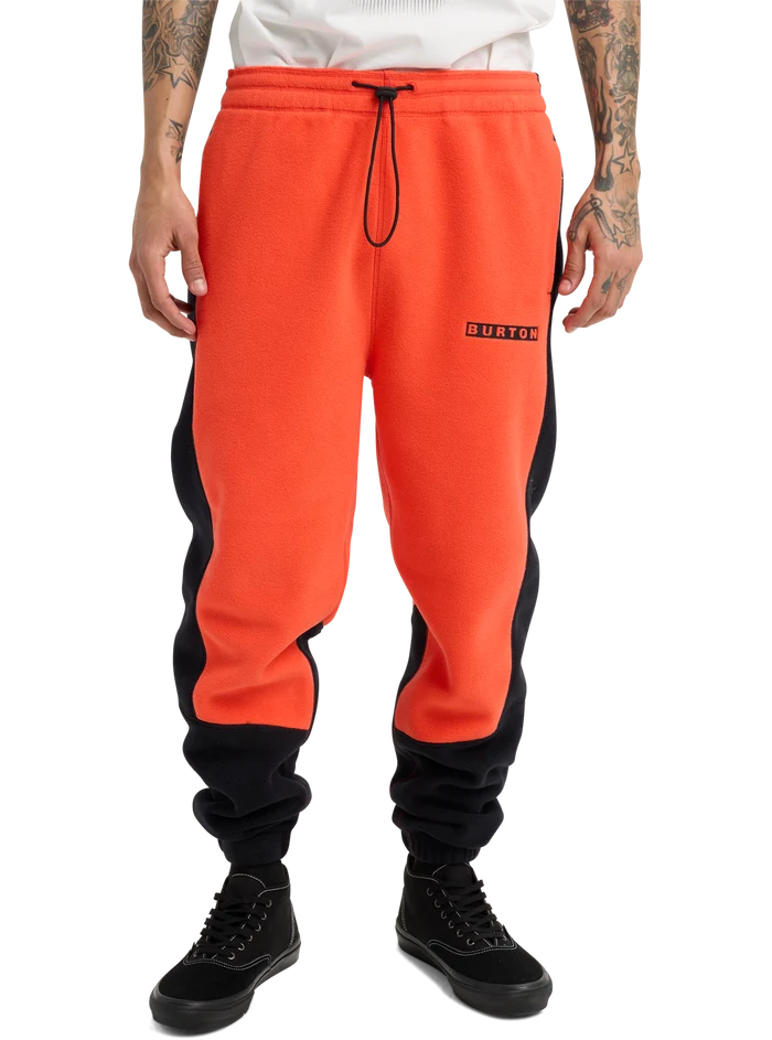 Product image of Burton Cinder Fleece Pants[Variant:Fiesta Red / True Black]