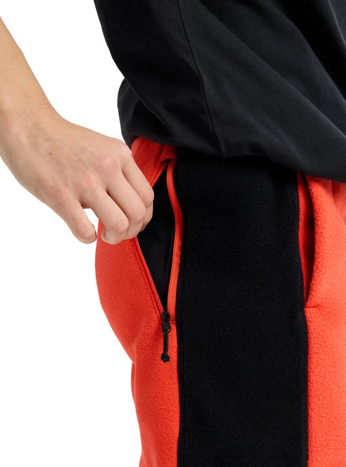 Product image of Burton Cinder Fleece Pants[Variant:Fiesta Red / True Black]