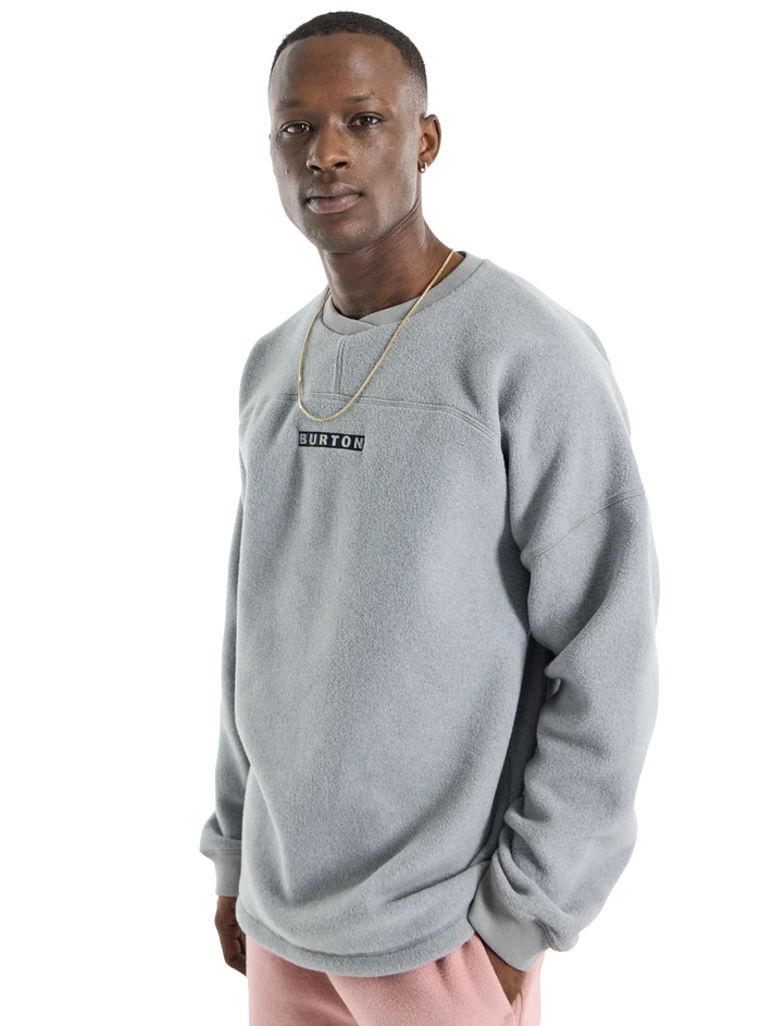 Product image of Burton Cinder Crewneck Fleece[Variant:Gray Heather]