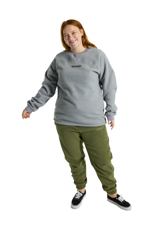 Product image of Burton Cinder Crewneck Fleece[Variant:Gray Heather]