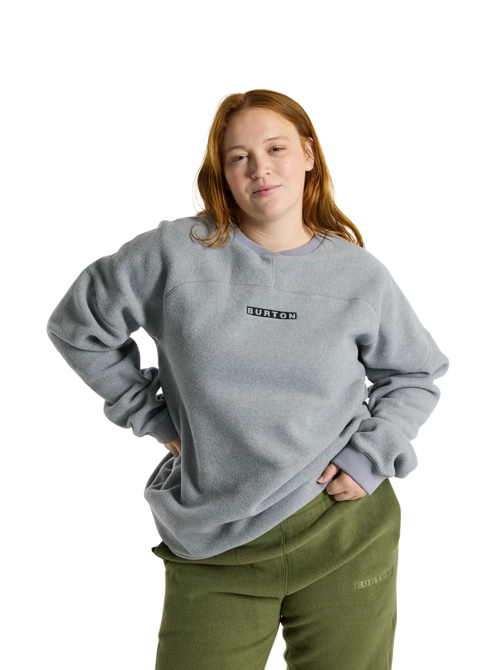 Product image of Burton Cinder Crewneck Fleece[Variant:Gray Heather]
